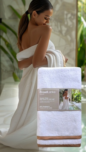 [3912236000013] Senator Series - Bath Sheet XL 80"x36" - White